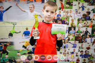 Ученик 3-А класса Душко Леонид получил звание лучшего игрока своей команды в футбольном турнире «VSEV CUP».