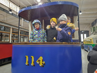 5 А класс побывал на экскурсии в музее "Городского электрического транспорта".