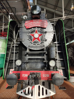 4 А побывал в Музее железных дорог России.